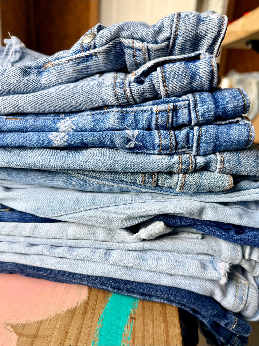 Girls size S - DENIM LOT - 9 pcs